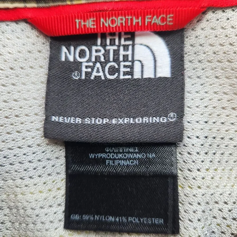 The North Face Mens Medium Shirt NSE Size M Plaid Short Sleeve‎ Hiking Travel
